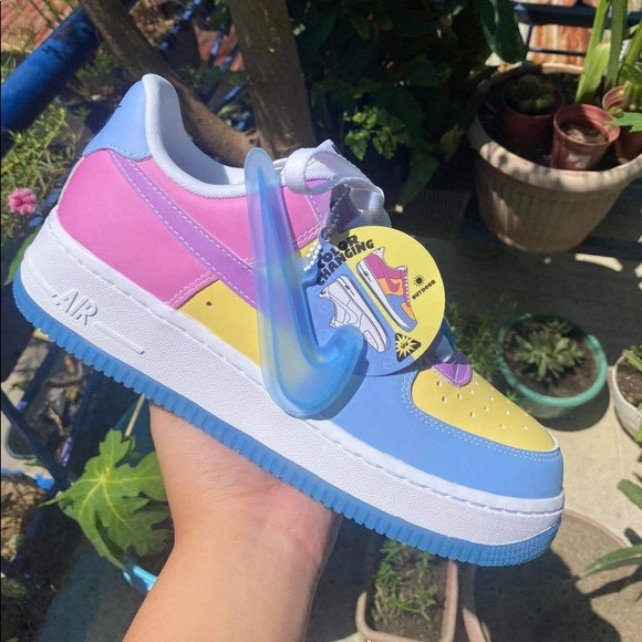 Nike Shoes - UV reactive Nike Air Force 1s Color changing